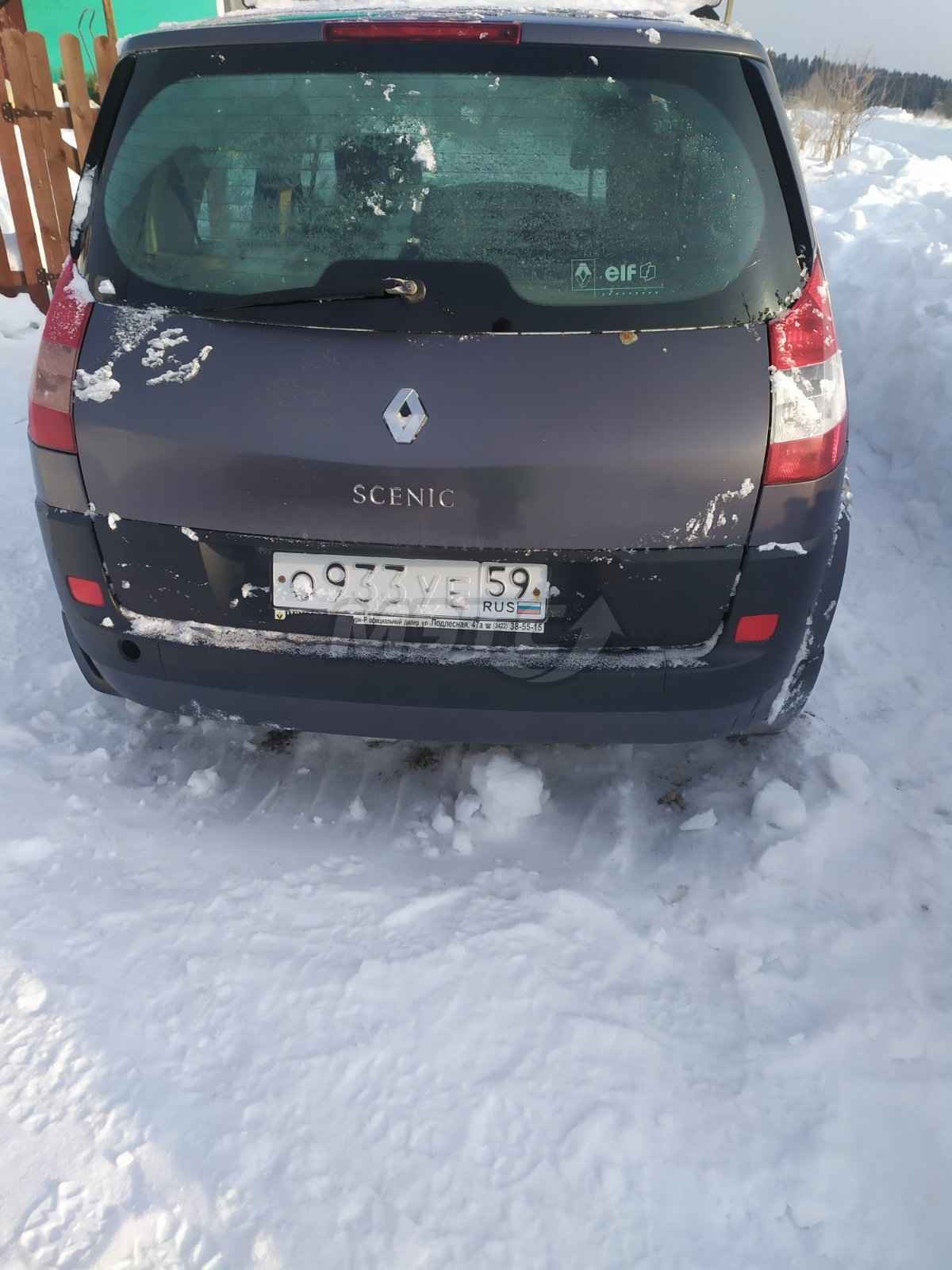 stop vehicle рено сценик 3