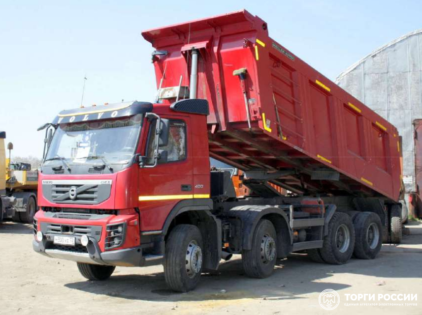 Volvo fm 8x4 самосвал