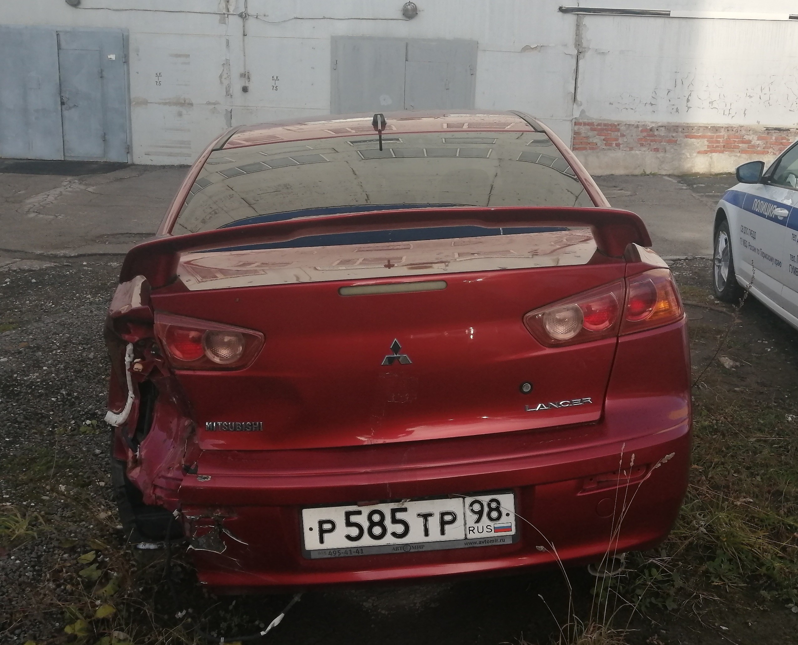 Тр 98. Автомобиль Mitsubishi Lancer, г/н р585тр98, 2008 г.в., VIN: jmbstcy4a8u010262. Mitsubishi jmbstcy3acu000232.